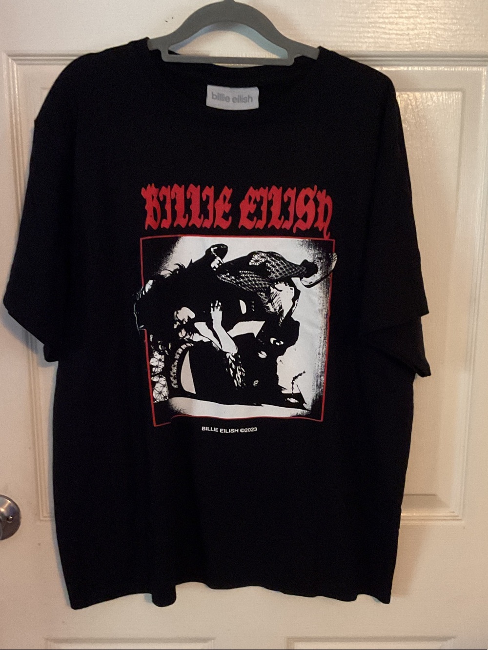 Billie Eilish Black Graphic Short-Sleeve Tee